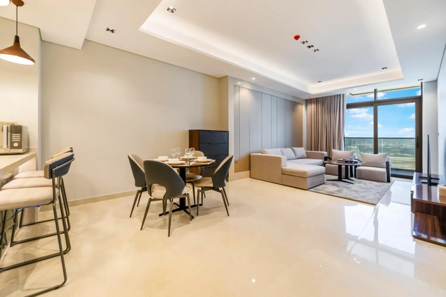 Апартаменты Fam Living - Nobles Tower, Brandnew 2B, Burj Views Дубай