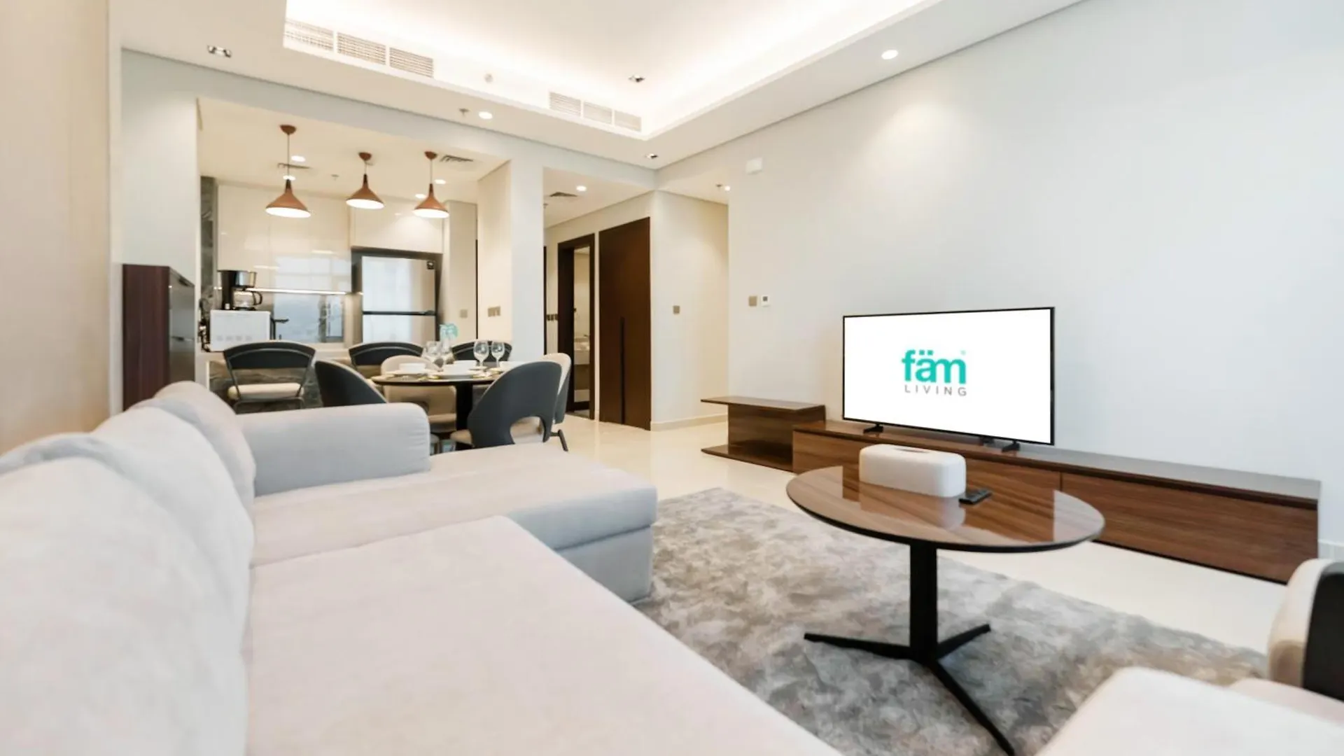 Апартаменты Fam Living - Nobles Tower, Brandnew 2B, Burj Views Дубай